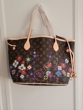 Pink Floral Monogram Shoulder Bag